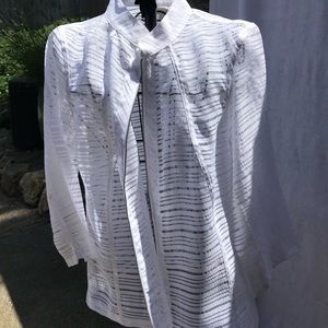 White sheer jacket